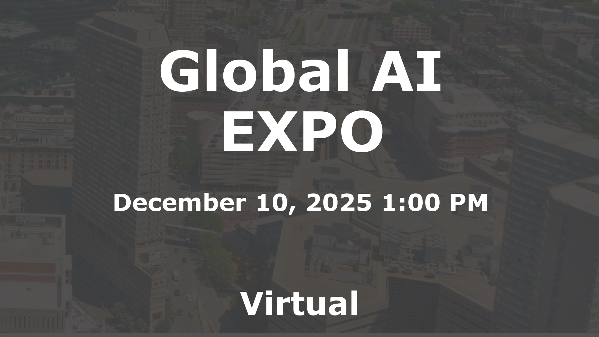 Global AI EXPO event image